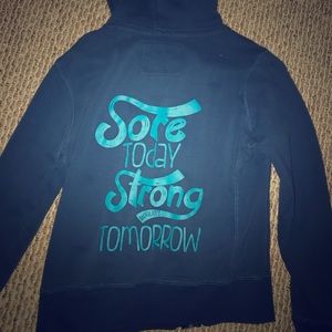 Blogilates zip up in blue